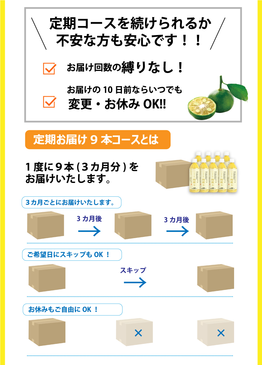 定期コースを続けられるか不安な方も安心です！！